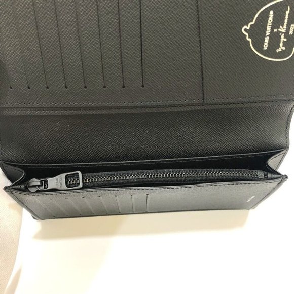 LOUIS VUITTON  MonogramEclipse Portefeuille Brazza Yayoi Kusama Wallet - Picture 6 of 16